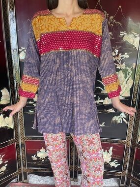 Indian tunic hand embroidered